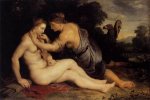 Jupiter and Callisto - Peter Paul Rubens Oil Painting