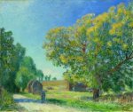 A Forest Clearing - Alfred Sisley Oil Painting