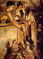 Marionettes - John Singer Sargent oil painting