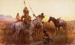 The Lost Trail - Charles Marion Russell Oil Painting