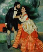 The Engaged Couple - Pierre Auguste Renoir Oil Painting