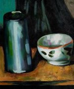 Still Life (Bowl and Milk Jug) - Paul Cezanne Oil Painting