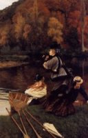Autumn on the Thames - Oil Painting Reproduction On Canvas