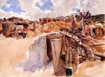 Dugout - John Singer Sargent Oil Painting