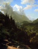 The Wetterhorn - Albert Bierstadt Oil Painting
