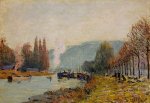 The Seine at Bougival VIII - Oil Painting Reproduction On Canvas