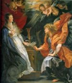 Annunciation 2 - Peter Paul Rubens oil painting