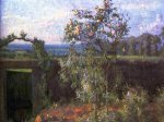 Landscape near Yerres - Gustave Caillebotte Oil Painting