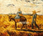 Peasant Couple Going to Work by Vincent Van