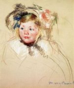 Head of Sara in a Bonnet Looking Left - Oil Painting Reproduction On Canvas