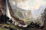 The Domes of the Yosemite - Albert Bierstadt Oil Painting