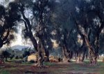 Olive Trees at Corfu - John Singer Sargent Oil Painting