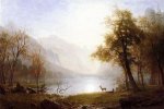 Valley in Kings Canyon - Albert Bierstadt Oil Painting