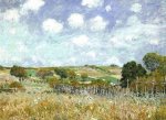 Meadow - Alfred Sisley Oil Painting