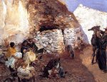 Gypsy Encampment - John Singer Sargent Oil Painting