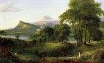 The Course of Empire: The Arcadian or Pastoral State - Thomas Cole Oil Painting