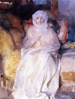 Mrs. Gardner in White - Oil Painting Reproduction On Canvas