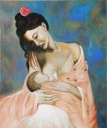 Maternity - Oil Painting Reproduction On Canvas