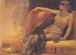 Cleopatra (study) - Alexandre Cabanel Oil Painting