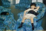 Portrait of a Little Girl - Mary Cassatt Oil Painting
