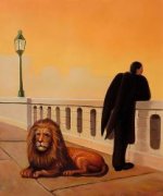 Homesickness -Rene Magritte Oil Painting