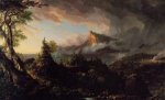 The Course of Empire: The Savage State - Thomas Cole Oil Painting