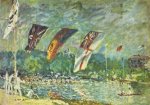 Regatta at Molesey - Oil Painting Reproduction On Canvas