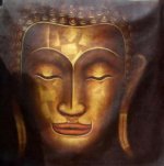 Buddhist Statue 2 - Oil Painting Reproduction On Canvas