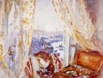View from a Window, Genoa - John Singer Sargent Oil Painting