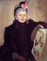 Portrait of an Elderly Lady - Oil Painting Reproduction On Canvas