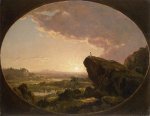 Moses Viewing the Promised Land - Frederic Edwin Church Oil Painting