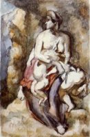 Medea (after Delacroix) - Paul Cezanne oil painting