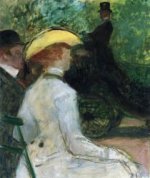 In the Bois de Boulogne - Oil Painting Reproduction On Canvas