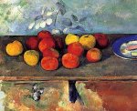 Apples and Biscuits II - Paul Cezanne Oil Painting