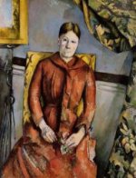 Madame Cezanne in a Yellow Chair II - Paul Cezanne Oil Painting,