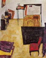Schiele's Room in Neulengbach - Egon Schiele Oil Painting