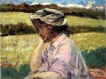 Lost in Thought - Oil Painting Reproduction On Canvas