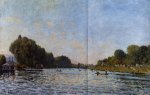The Seine at Bougival VII - Oil Painting Reproduction On Canvas