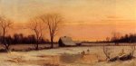 Winter Landscape - Alfred Thompson Bricher Oil Painting