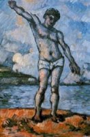 Man Standing, Arms Extended - Paul Cezanne Oil Painting