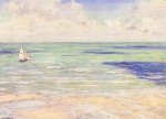 Seascape, Regatta at Villers - Gustave Caillebotte Oil Painting