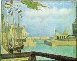 Port-en-Bassin-Sunday - Georges Seurat Oil Painting