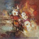 Abstract Floral 8 - white flowers