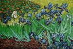 Irises III - Vincent Van Gogh Oil Painting