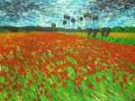 VanGogh--Field With Poppies