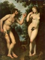 Adam and Eve - Peter Paul Rubens oil painting
