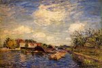 By the Loing - Oil Painting Reproduction On Canvas