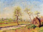 Road at Veneux - Alfred Sisley Oil Painting