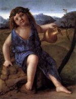 Young Bacchus - Giovanni Bellini Oil Painting