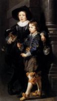 Albert and Nicolaas Rubens - John Singer Sargent Oil Painting Peter Paul Rubens Oil Painting